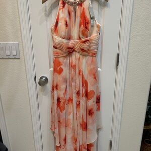 Eliza J Beaded Floral Dress